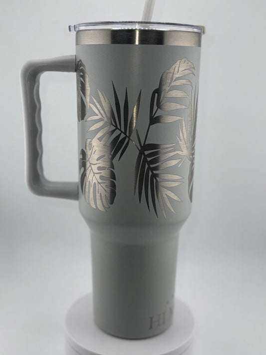 Palm Leaf 40 0z Tumbler