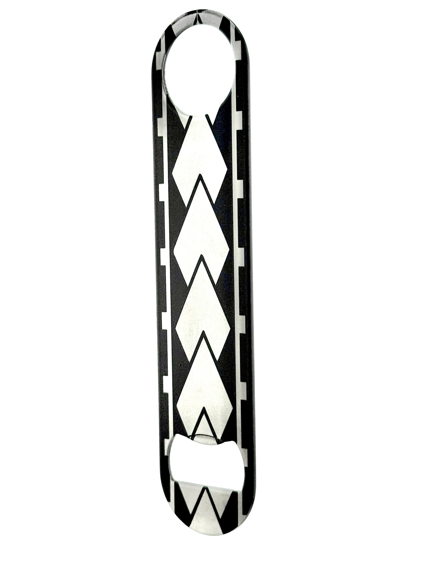 Island Style Bottle Opener Stainless Steel Polynesian Design