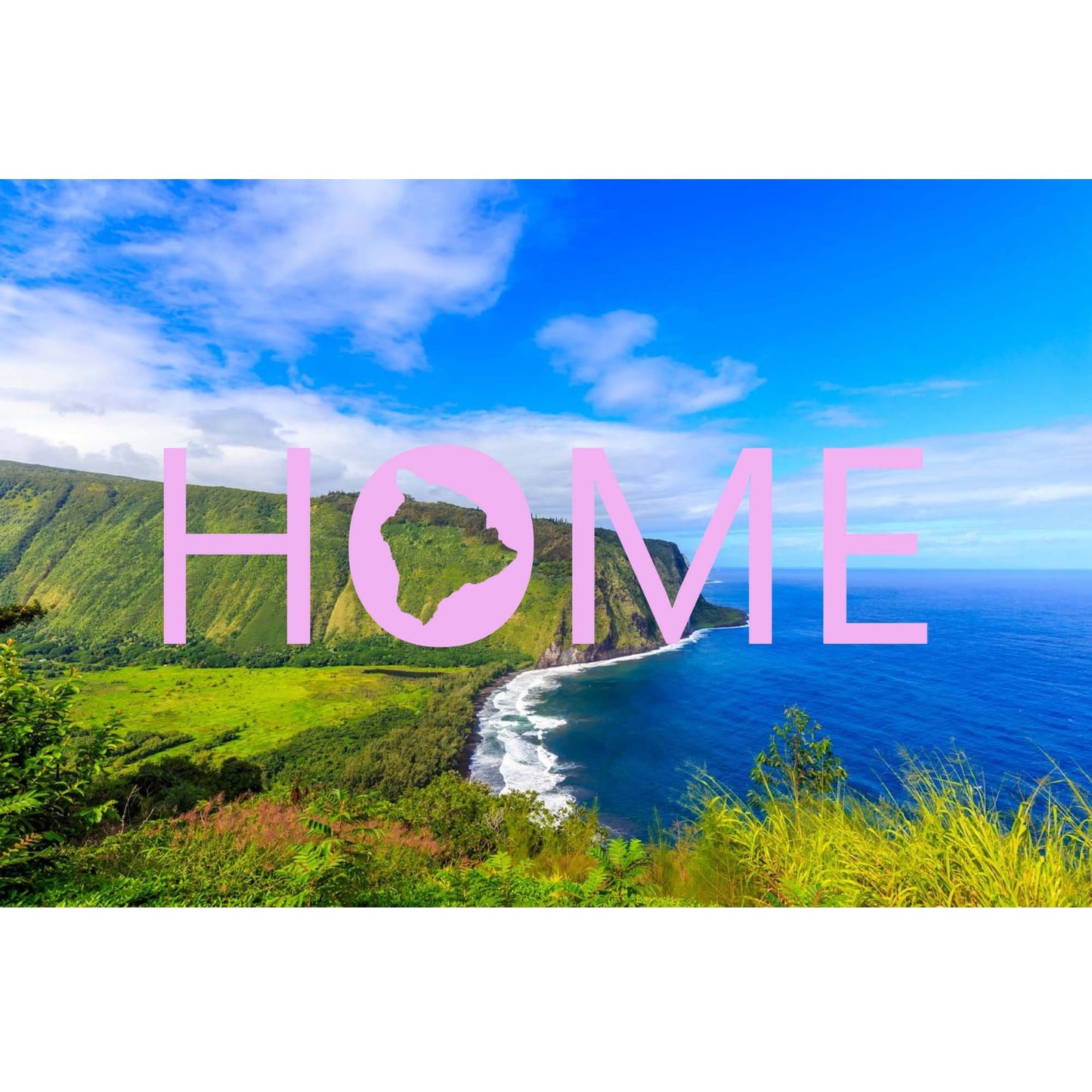 Big Island Hawaii Home Decal