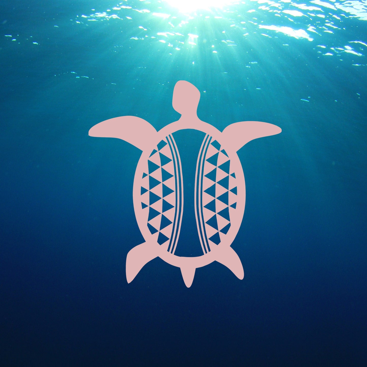 Tribal Honu Turtle Vinyl Decal