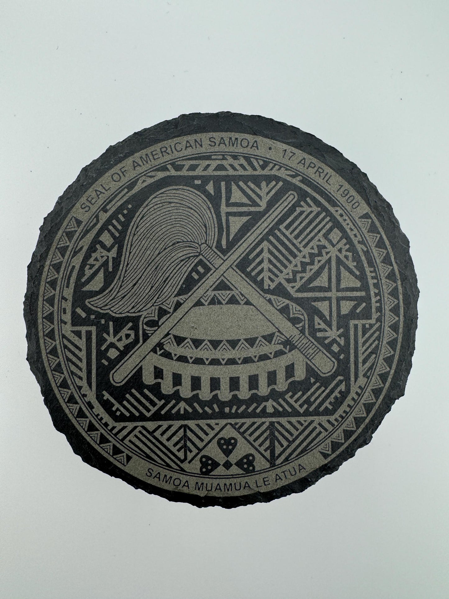 Seal of American Samoa Coaster set
