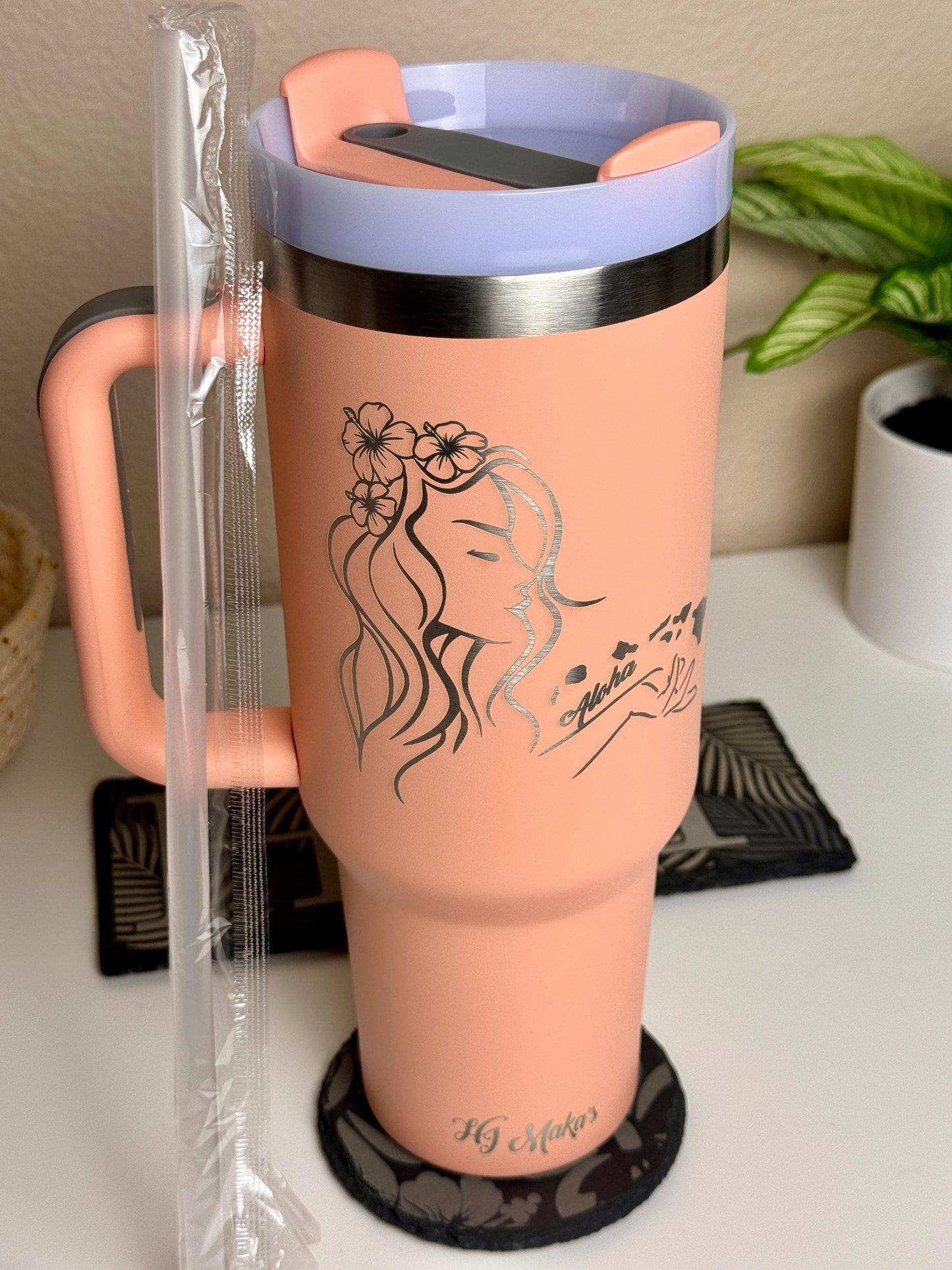 Aloha Wahine 40oz Tumbler