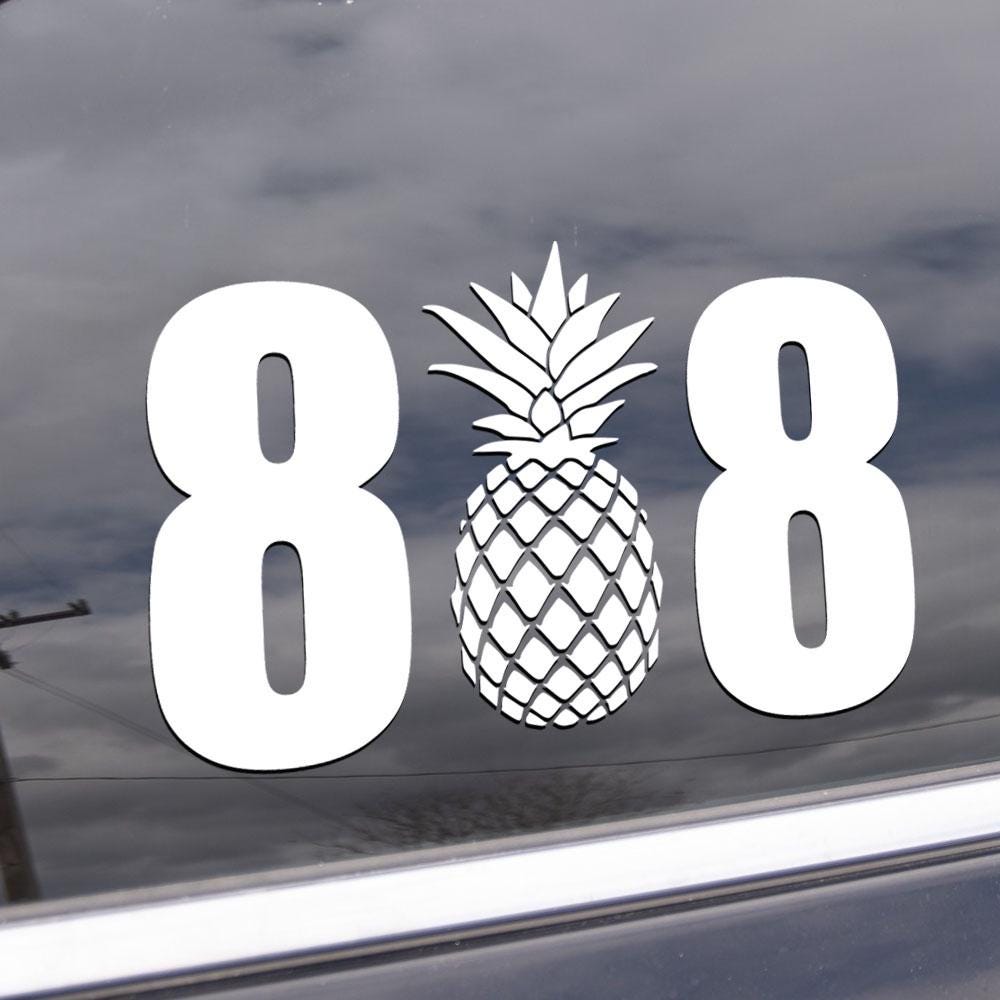808 Pineapple Decal