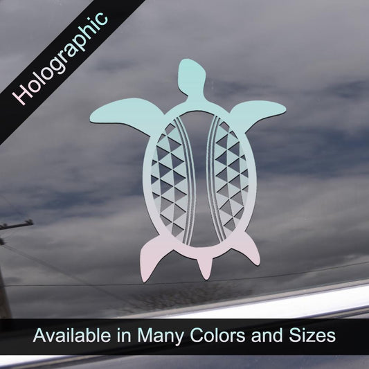 Tribal Honu Turtle Vinyl Decal