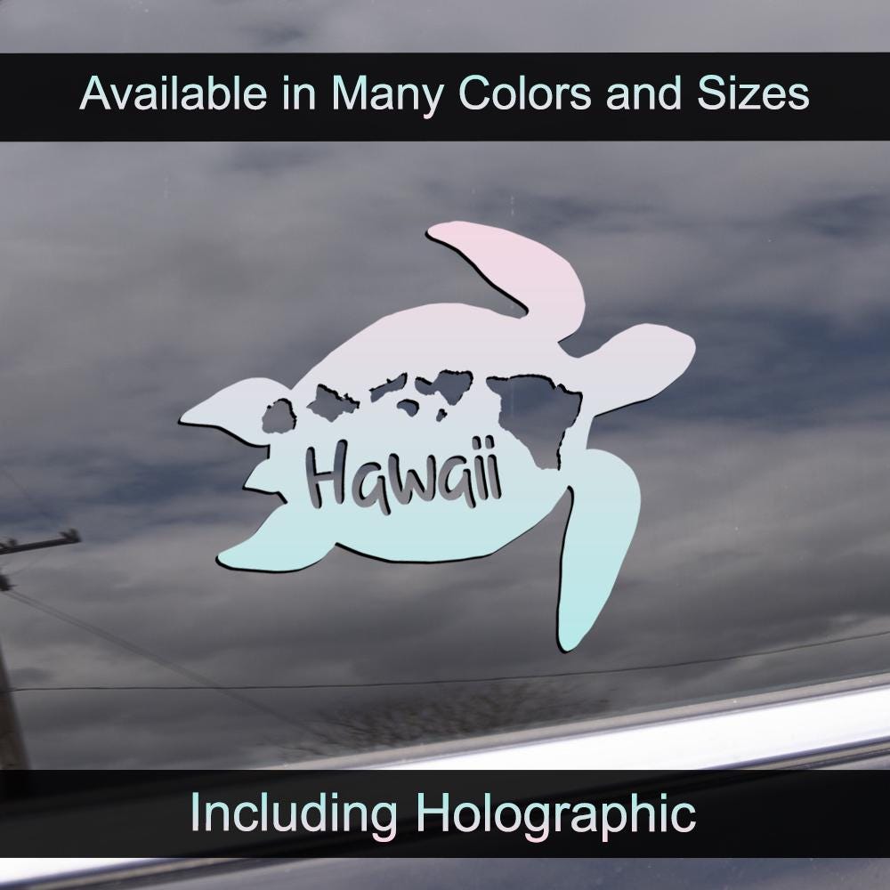 Hawaiian Honu Decal