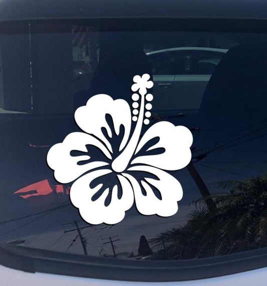 Hawaiian Hibiscus Flower Decal