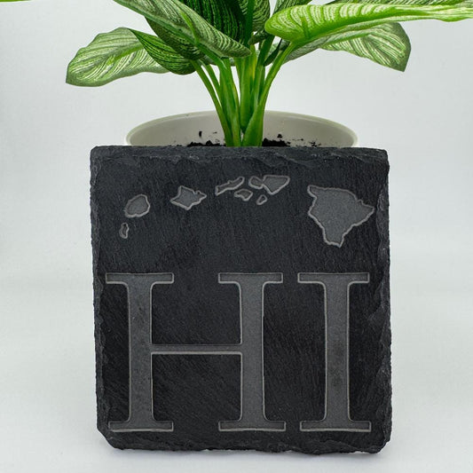Hawaii Embossed Slate Coaster