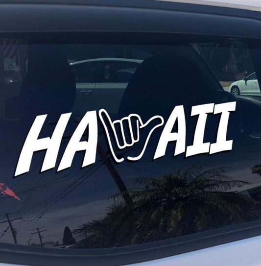 Hawaii Shaka Decal
