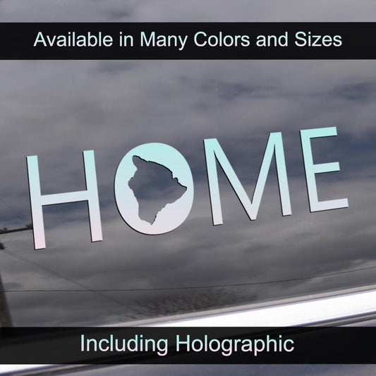 Big Island Hawaii Home Decal