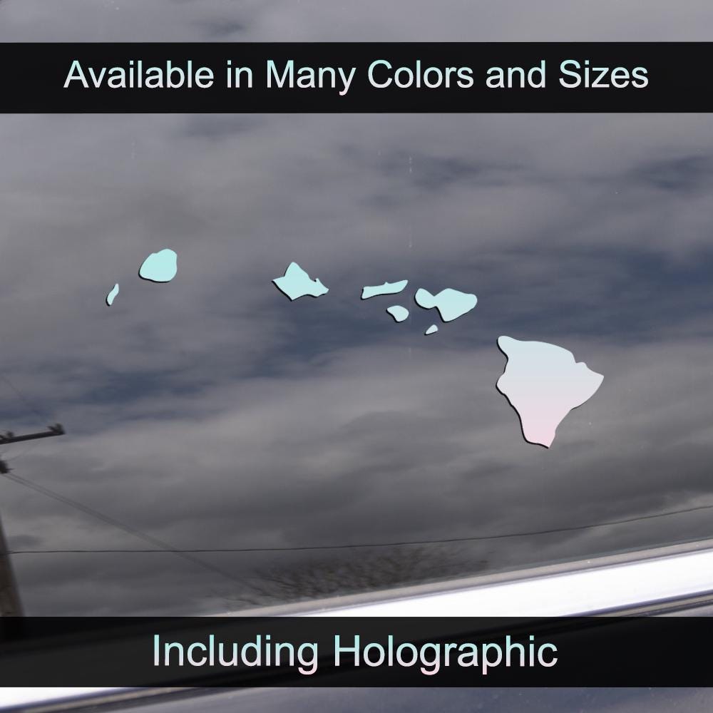 Hawaiian Islands Decal